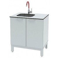 Мойка лабораторная ЛК-600 СМС (1 раковина, 1 смеситель)
