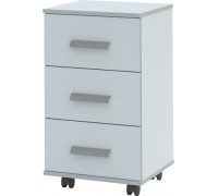 Тумба подкатная ЛК-400 ТПЯ-В (с 3-мя ящиками)