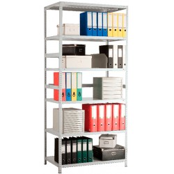 Комплект стеллажей с единой стойкой